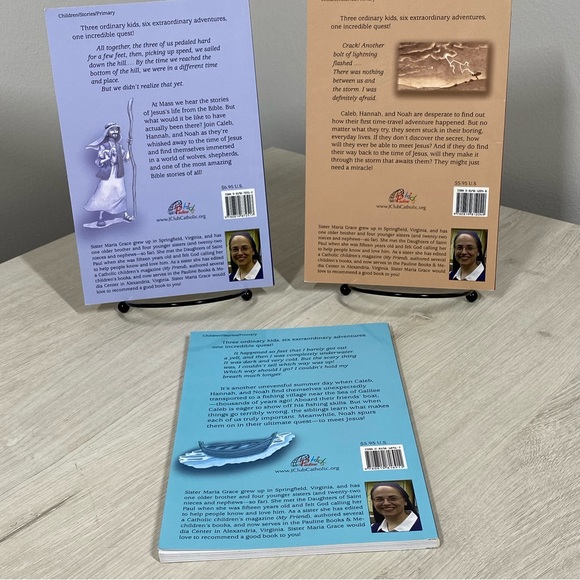 Gospel Time Trekkers Books 1-3 Maria Grace Dateno PB Kids Reading Christian - Picture 5 of 8